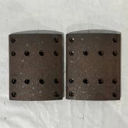 Накладка тормозная задняя (12+12 отв, d=10, 2 шт) MCP16 красная QINYAN // WG9761450119/0185